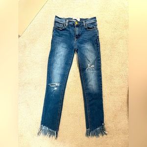 Free People Frayed Jeans